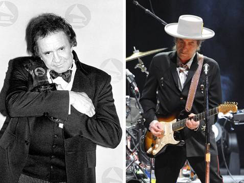 Darán a conocer sesiones inéditas de Bob Dylan y Johnny Cash