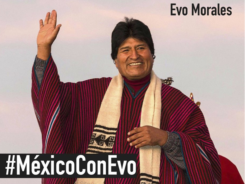 Lanzan en redes hashtag #MéxicoConEvo tras golpe de Estado en Bolivia