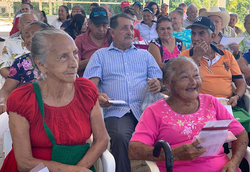 Indira Vizcaíno inicia entrega de pensiones a adultos mayores y personas con discapacidad