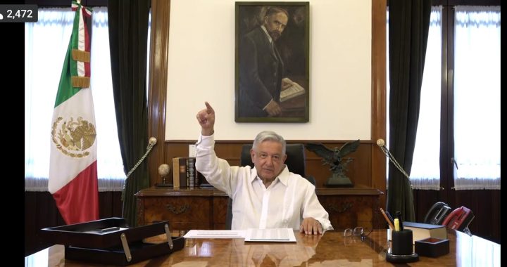 En videomensaje, AMLO anuncia recuperación económica