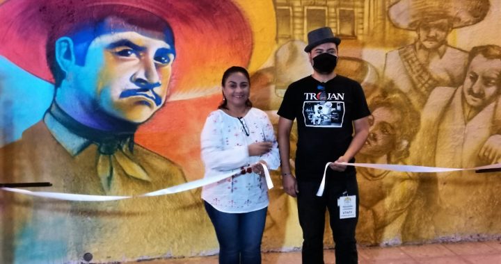 Inauguró Griselda Martínez mural “Pedro Páramo” en Andador del Arte de Manzanillo