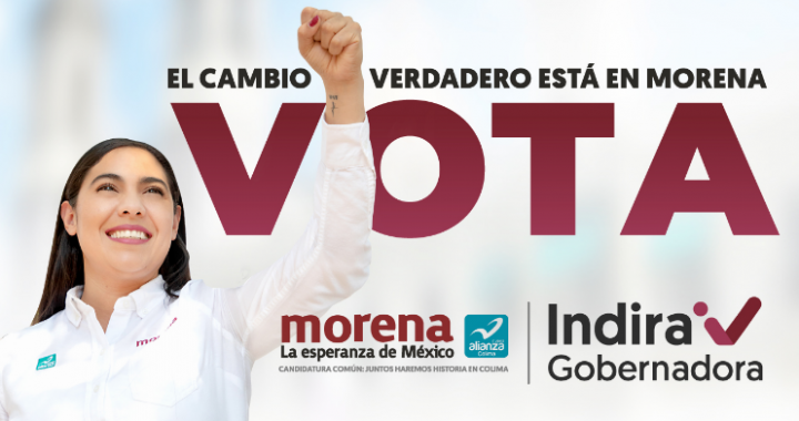 Hoy cierre de campaña de Indira a las 6:30 pm en Jardín Núñez