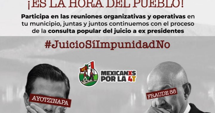 En Colima, arranca campaña informativa rumbo a consulta popular de juicio a expresidentes