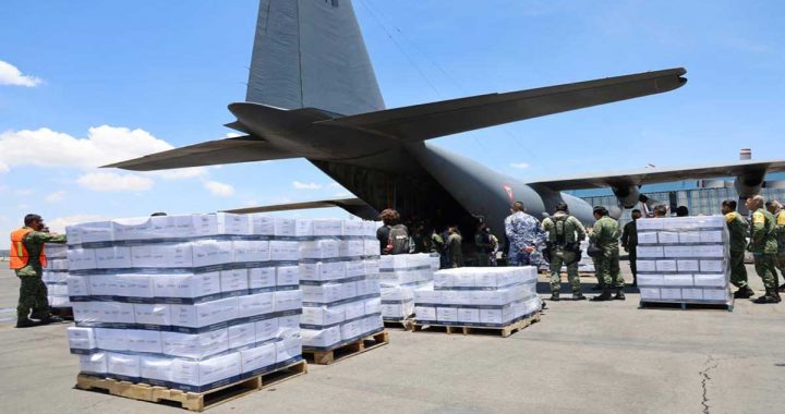 Envía México a Haití tres aviones con ayuda humanitaria