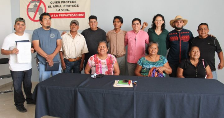 CIAPACOV respalda lucha de Zacualpan tras ganar amparo para proteger el agua