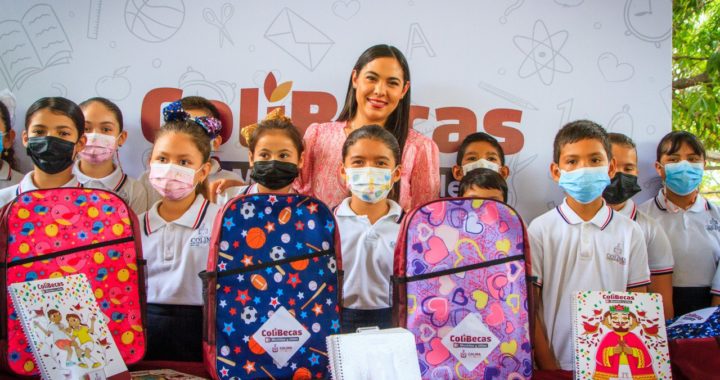 Gobernadora anuncia ColiBecas: entregará mochilas y útiles gratuitos a todas las niñas y niños de Colima