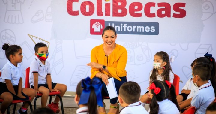 Indira presenta ColiBecas Uniformes; se entregarán gratis a más de 112 mil estudiantes