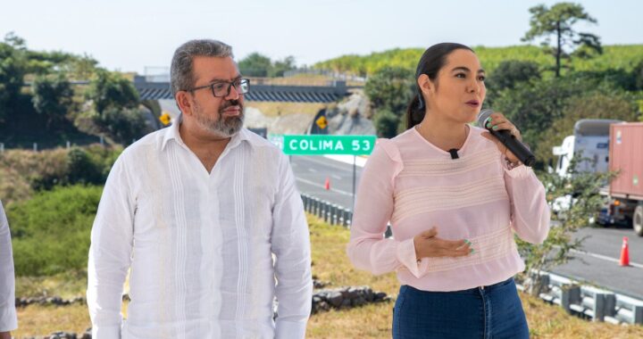 Gobernadora, SICT y Banobras supervisan tramo transvolcánico en autopista Colima-Guadalajara