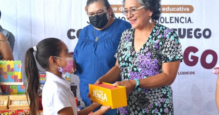 Más de 700 niñas y niños colimenses fueron beneficiados con la campaña “Juguemos sin violencia”