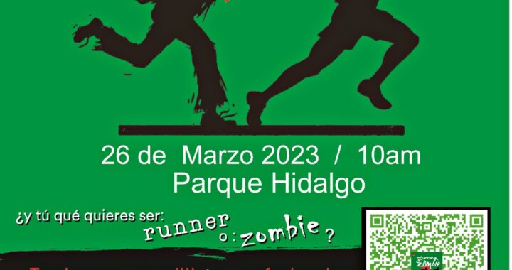 Tercera edición de la Carrera Zombie 2023 en Colima en el marco de la Semana Estatal de la Cultura del Agua