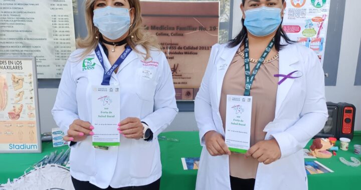 Participa IMSS Colima en Primera Feria de Salud Bucal