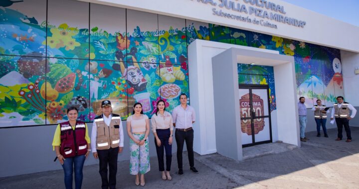 Gobernadora entregó #ObraQueTransforma Manzanillo: la remodelación de biblioteca “Julia Piza”