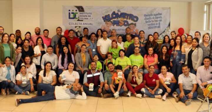 DIF Estatal Colima se une a colecta anual ‘Kilómetro del Peso’ del Instituto Down