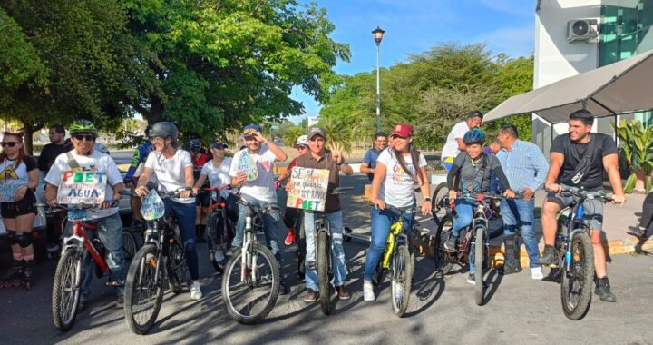 Gobierno del Estado y Ciapacov realizan exitosa rodada “El agua nos mueve”