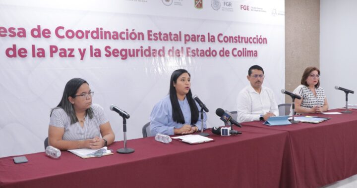 Dependencias de Gobierno de Colima y Mesa de Paz presentan acciones para atender denuncias de acoso en escuelas