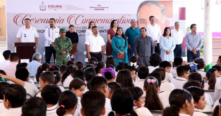 Educación Colima conmemora el natalicio de Gregorio Torres Quintero