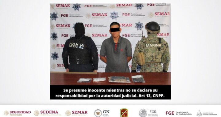 Mesa de Seguridad informa detención de un presunto homicida, en Coquimatlán