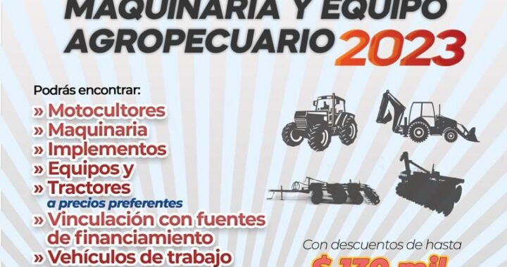 Subseder invita a participar en la Expo Maquinaria y Equipo Agropecuario 2023