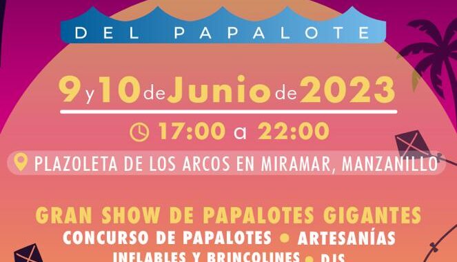 Gobierno de Colima invita al primer Festival Costero del Papalote en Manzanillo