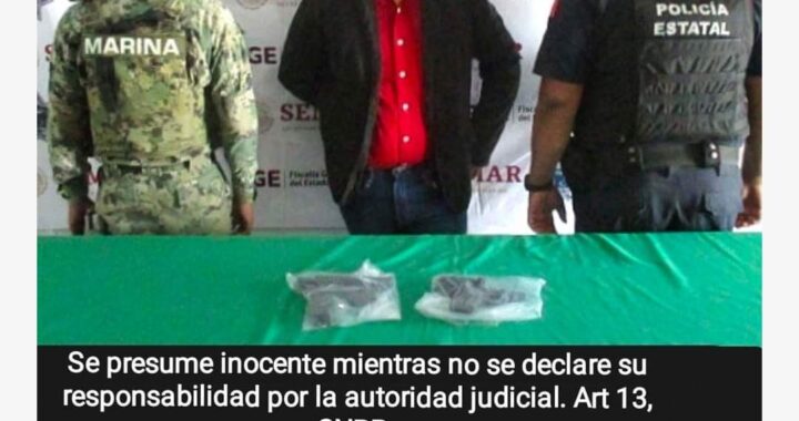 Policía Estatal detiene a individuo por presunto ataque a balazos en la zona conurbada Colima-Villa de Álvarez