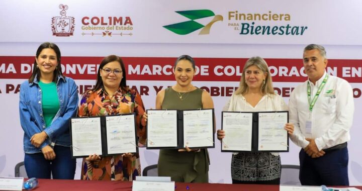 Indira firma convenio de colaboración entre Gobierno de Colima con Finabien