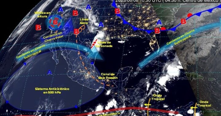 Colima, de nuevo entre los estados con temperaturas más altas del país: 40 a 45°C