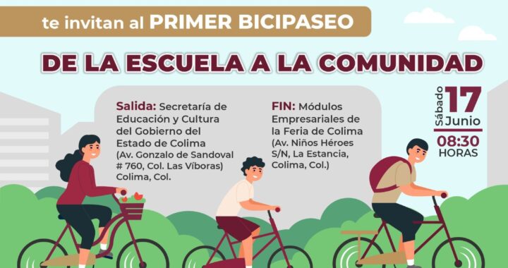 Educación Colima participará en jornada nacional con actividad recreativa familiar