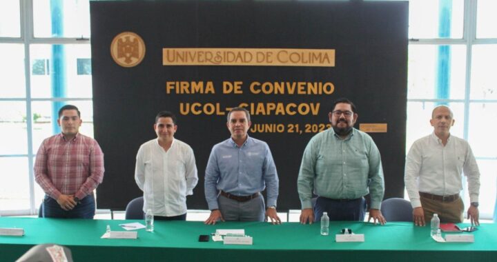 Universidad de Colima y CIAPACOV firman convenio de colaboración 2023