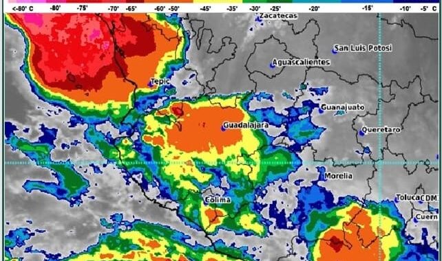 Continúa la probabilidad de lluvias fuertes en algunos municipios de Colima