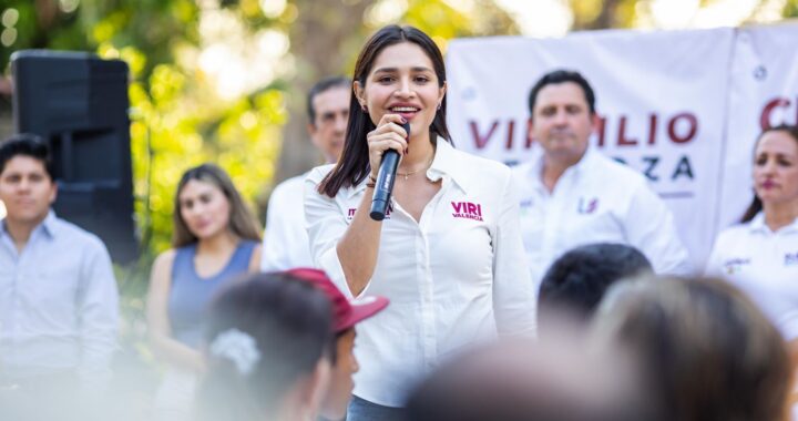 Votar por Morena garantiza resultados: Viri Valencia