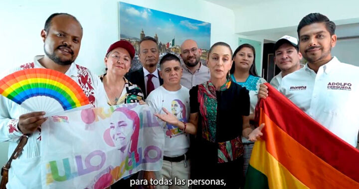 NO HAY TRANSFORMACIÓN SIN LA AMPLIACIÓN DE LOS DE LOS DERECHOS DE LAS PERSONAS LGBTI: CLAUDIA SHEINBAUM