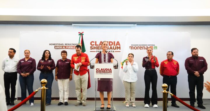 ’SALGAMOS A VOTAR TODOS Y TODAS LIBREMENTE’’: CLAUDIA SHEINBAUM REITERA LLAMADO A NO CAER EN LA COERCIÓN DEL VOTO ESTE 2 DE JUNIO