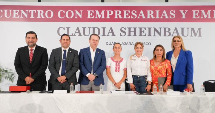 NO PODEMOS PENSAR EN EL DIVORCIO DE LA GRAN EMPRESA CON LA PEQUEÑA EMPRESA”: CLAUDIA SHEINBAUM EXPONE LA CREACIÓN DE CADENAS PRODUCTIVAS ANTE EMPRESARIOS Y EMPRESARIAS DE JALISCO