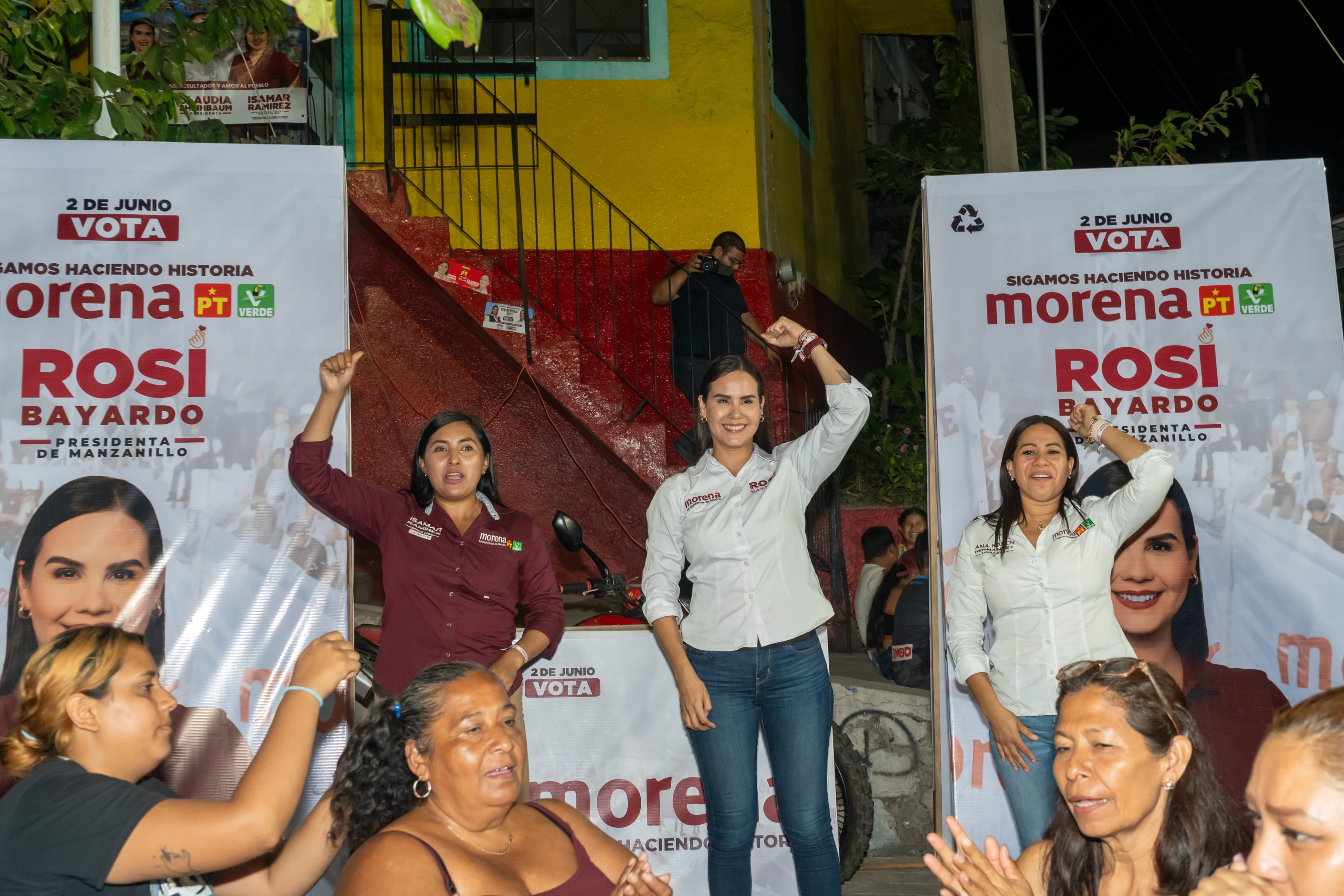 Isamar Ramírez en San Pedrito: La Cuarta Transformación se consolidará en Manzanillo con el Apoyo de Rosi Bayardo