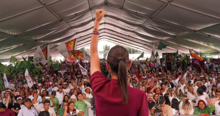 LES PUEDO ASEGURAR QUE VAMOS A GANAR ESTE 2 DE JUNIO’’: CLAUDIA SHEINBAUM VA POR LA CONTINUIDAD DE LA DEMOCRACIA, LAS LIBERTADES Y EL BIENESTAR DEL PUEBLO