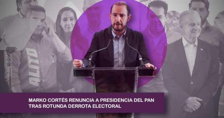 Marko Cortés anuncia su renuncia a la presidencia del PAN tras debacle electoral