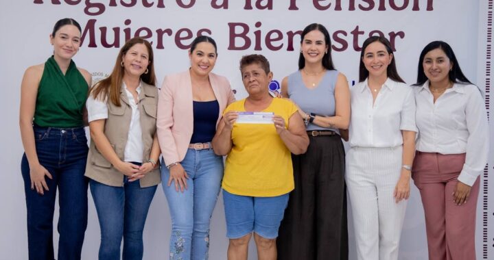 Gobernadora Indira acompaña arranque formal del registro a la Pensión Mujeres Bienestar, en Manzanillo