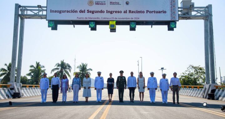 Indira Vizcaíno acompaña a Presidenta Sheinbaum en el banderazo a obras del ‘Recinto Cuyutlán’ en Manzanillo