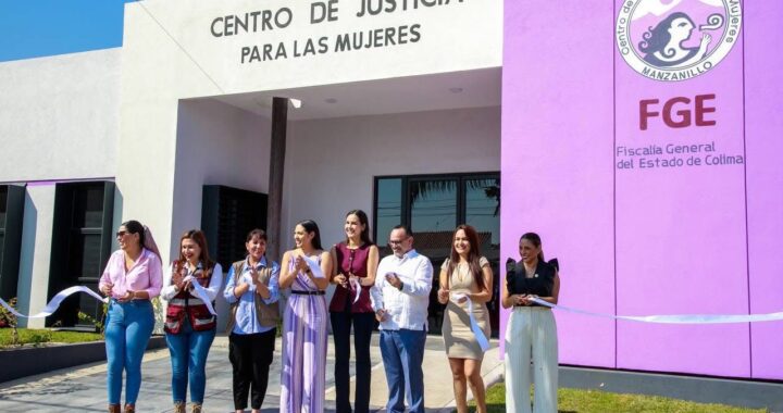 Gobernadora Indira Vizcaíno entrega el Centro de Justicia para las Mujeres en Manzanillo; se invirtieron casi 13 mdp