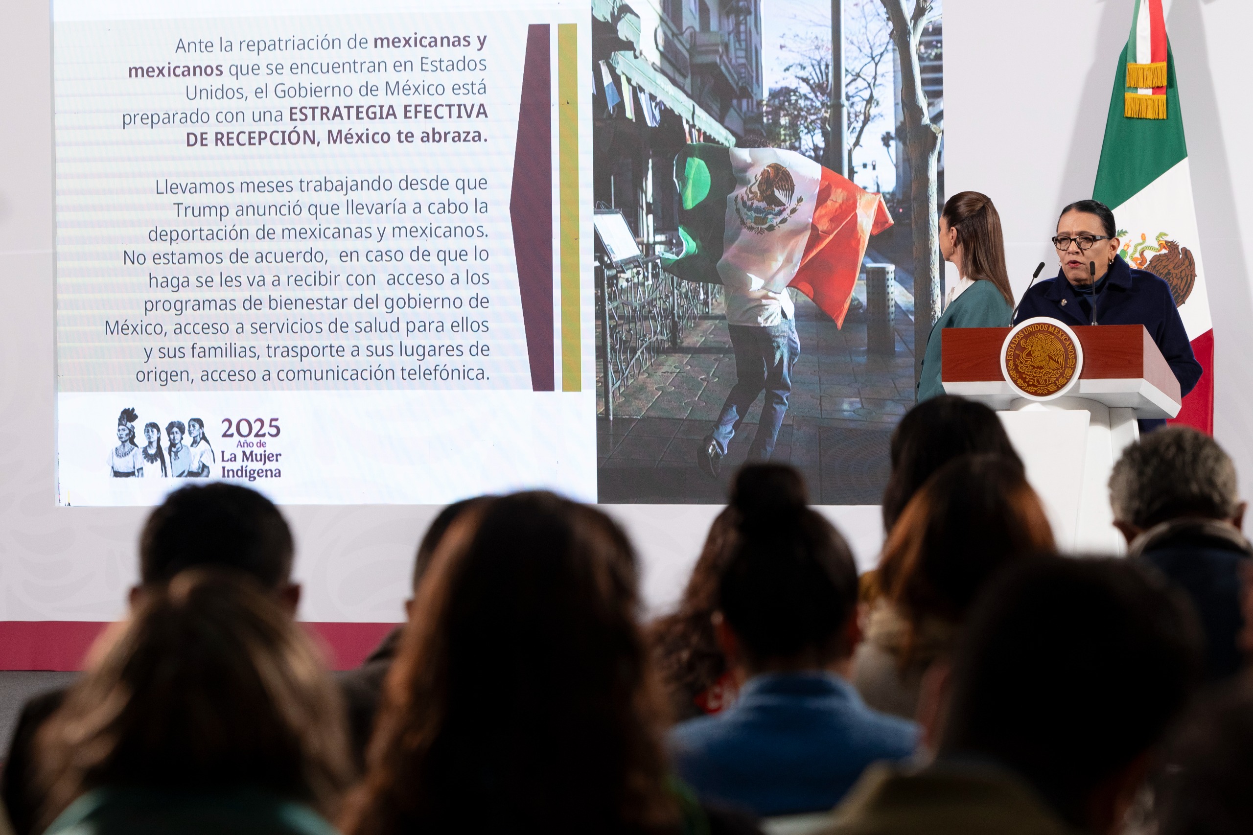 Claudia Sheinbaum presenta el programa México Te Abraza: apoyo integral para connacionales repatriados