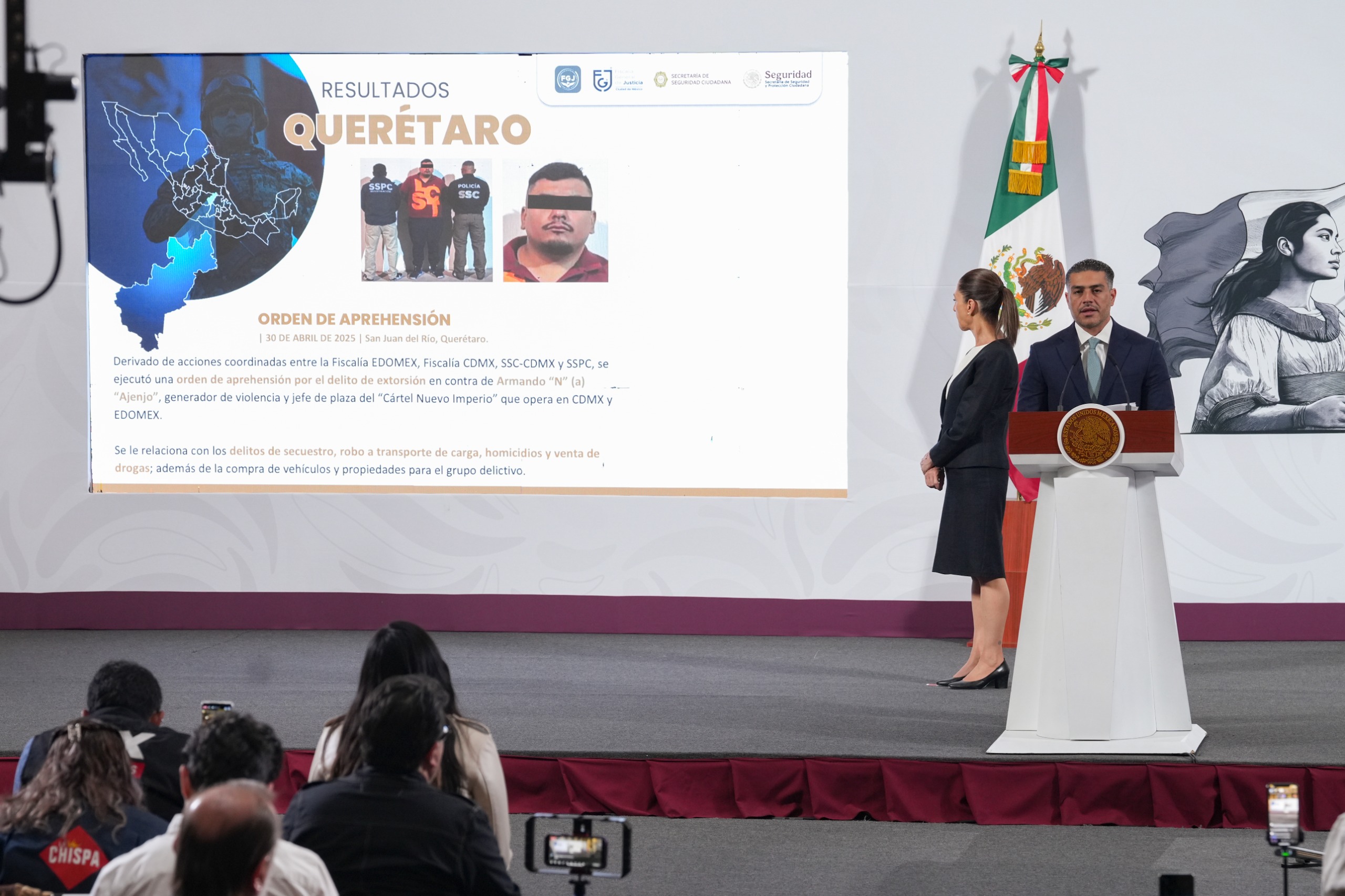 Harfuch exhibe a jueces que liberan criminales