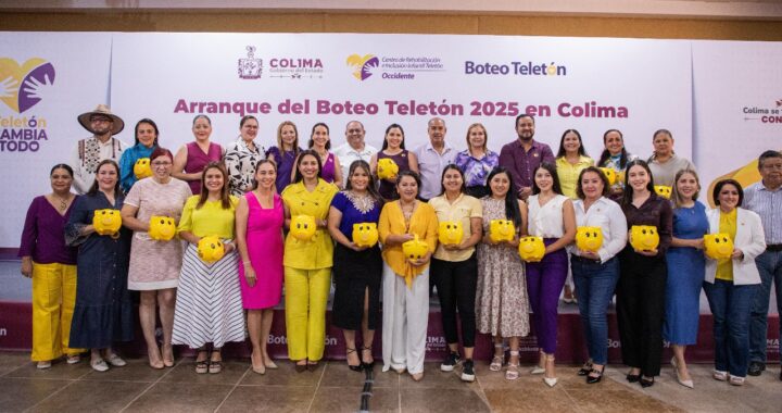 Indira Vizcaíno inicia Boteo Teletón 2025; con lo que recaude se construirá el CRIT Colima, que atenderá a personas con discapacidad y menores con autismo
