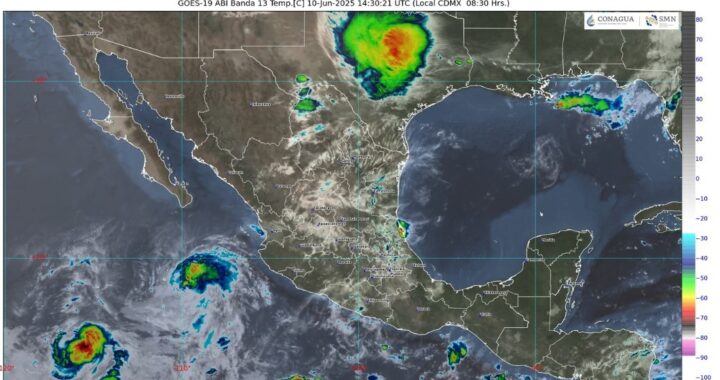 Huracán ‘Bárbara’ se debilitó a tormenta tropical, pero mantiene potencial de lluvia; UEPC sigue alerta