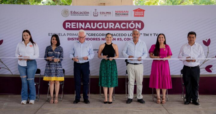Indira Vizcaíno reinauguró la escuela primaria Distribuidores Nissan # 3 ‘Gregorio Macedo López’