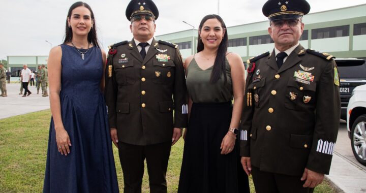 Gobernadora Indira Vizcaíno da la bienvenida a nuevo comandante de la 20ª Zona Militar de Colima
