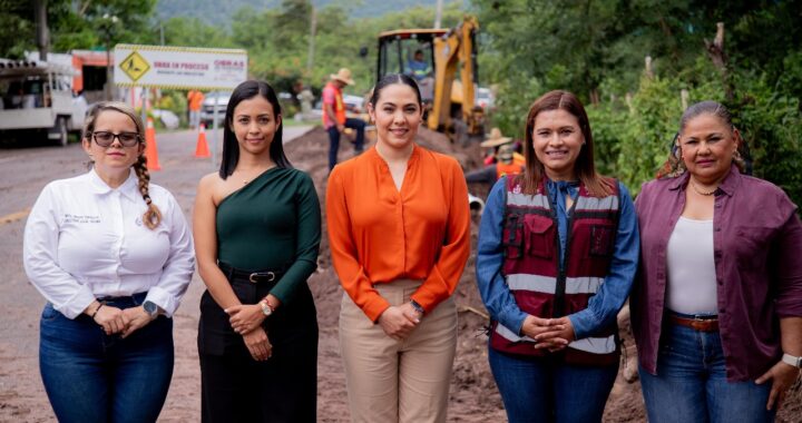Indira Vizcaíno supervisó rehabilitación de la línea de conducción de agua potable en Ixtlahuacán