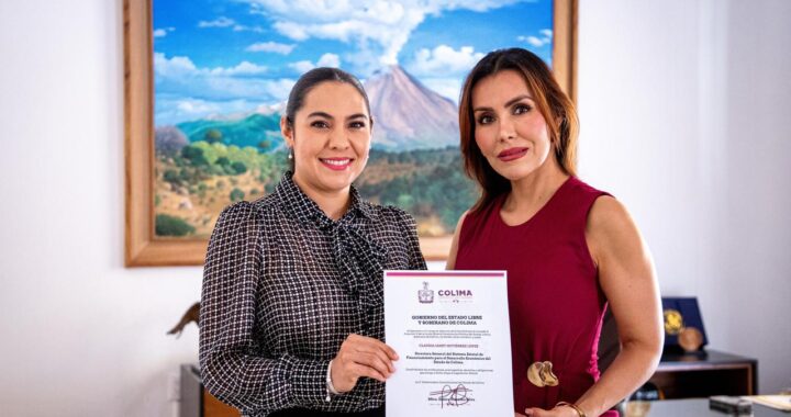 Gobernadora entrega nombramiento a Claudia Gutiérrez como titular de Sefidec