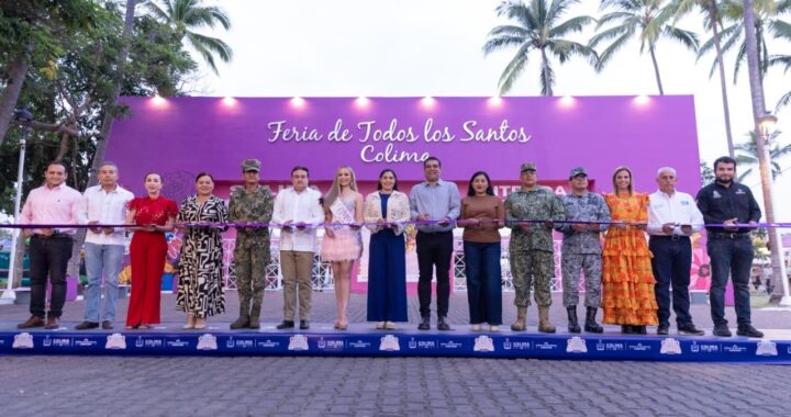 Indira Vizcaíno inauguró la Feria de Colima 2025; evento familiar y con espectáculos gratuitos de calidad