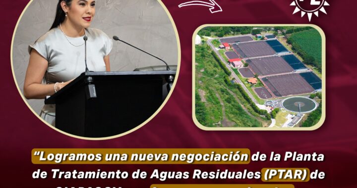 En Sesión Solemne del 4° Informe, Indira Vizcaíno anuncia ahorro de $1,600 mdp tras renegociar contrato de la PTAR