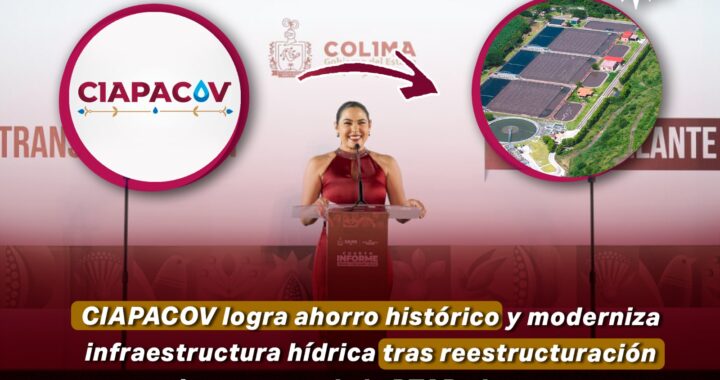 CIAPACOV logra ahorro histórico y moderniza infraestructura hídrica tras reestructuración de contrato de la PTAR, destaca Indira Vizcaíno en su 4° Informe